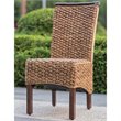Munga Hand-Woven Mahogany Dining Chair