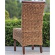 Munga Hand-Woven Mahogany Dining Chair