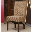 Munga Hand-Woven Mahogany Dining Chair (Set of 2)