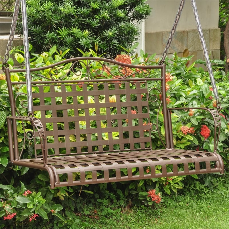 Mandalay Iron Hanging Porch Swing