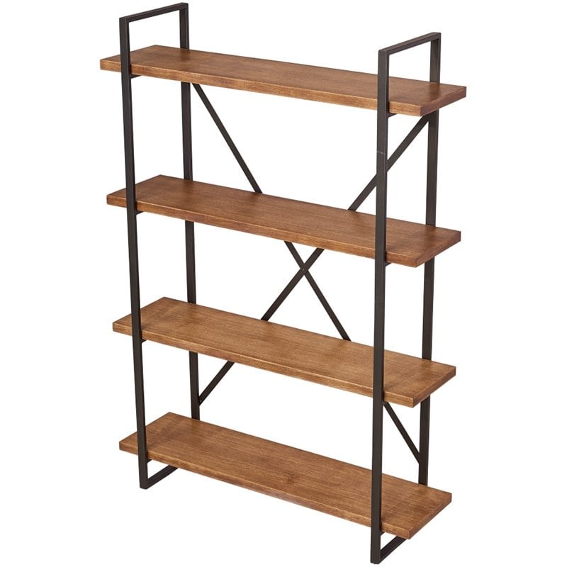 Hamburg 4-Tier Contemporary Book Shelf