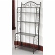 Mandalay Iron 4-Tier Bakers Rack