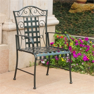 Mandalay Iron Patio Dining Chair (Set of 2)