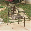 Mandalay Iron Patio Dining Chair (Set of 2)