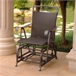 Valencia Resin Wicker Porch Glider