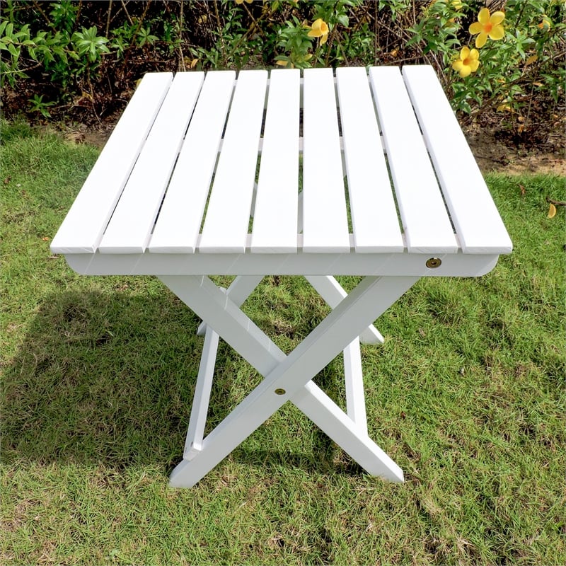 Camden Folding Wooden End Table