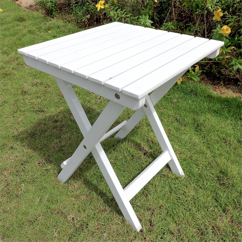 Camden Folding Wooden End Table
