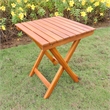 Camden Folding Wooden End Table