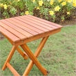 Camden Folding Wooden End Table