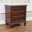 Windsor 3-Drawer Carved End Table