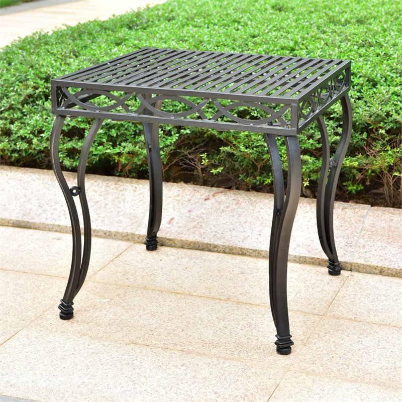 Segovia 22-inch Iron End Table