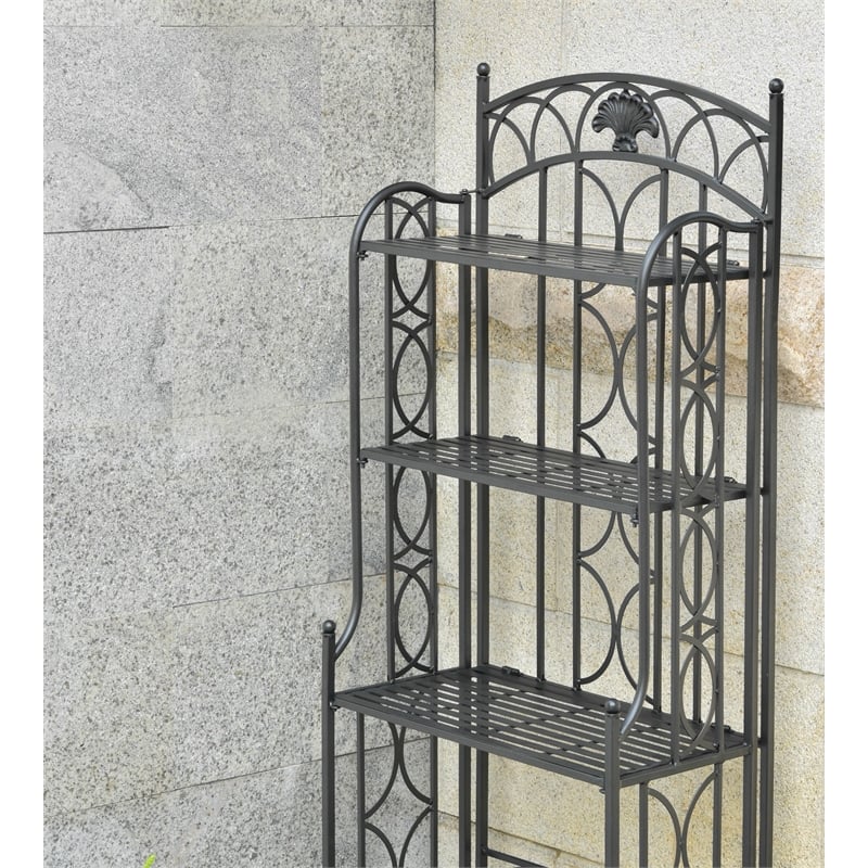 Segovia 4-Tier Iron Bakers Rack