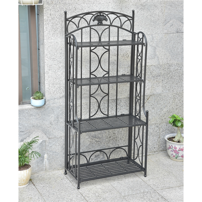 Outdoor discount bakers rack