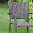 Ibiza Resin Wicker Aluminum Dining Chair (Set of 4)