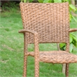 Ibiza Resin Wicker Aluminum Dining Chair (Set of 4)