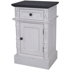 Ashbury 1-Drawer Carved Accent Table