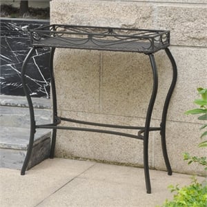 Catalina Resin Wicker Plant Stand