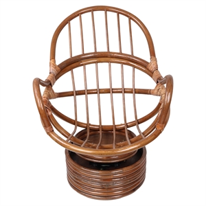 Bali Rattan Swivel Rocker Chair (Cushion not Included)