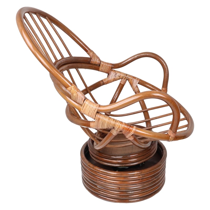 Bali Rattan Swivel Rocker Chair (Cushion not Included)