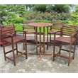 Highland Bar-Height 5-Piece Dining Set