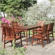 Highland 7-Piece Acacia Patio Dining Set