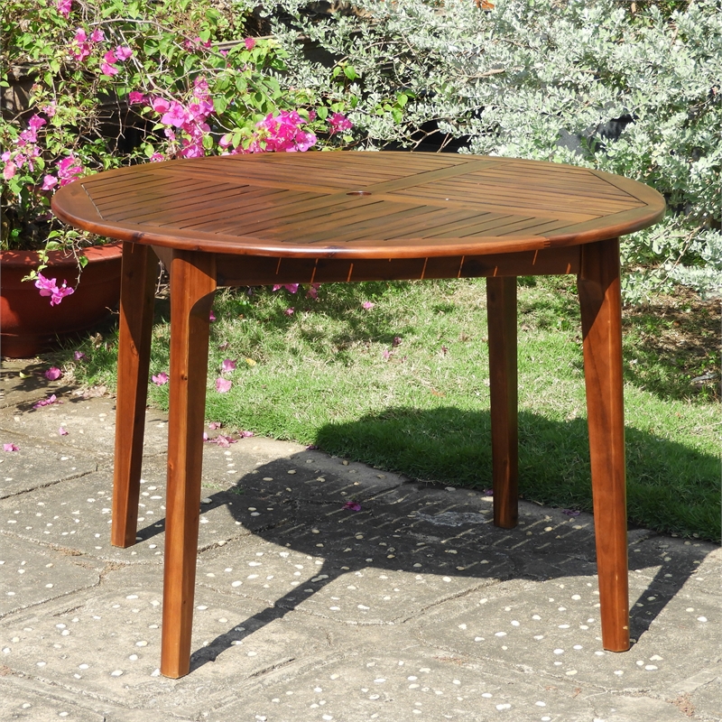 Highland Acacia 5-Piece Patio Dining Set