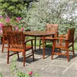 Highland Acacia 5-Piece Patio Dining Set