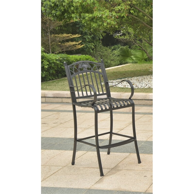 Segovia Iron Bar-Height Barstool (Set of 2)