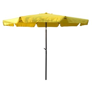International Caravan 10' Patio Umbrella with Tilt and Crank in Yellow