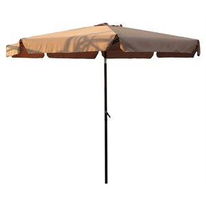 International Caravan 10' Patio Umbrella with Tilt and Crank in Khaki