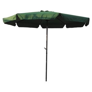 International Caravan 10' Patio Umbrella with Tilt and Crank in Forest Green