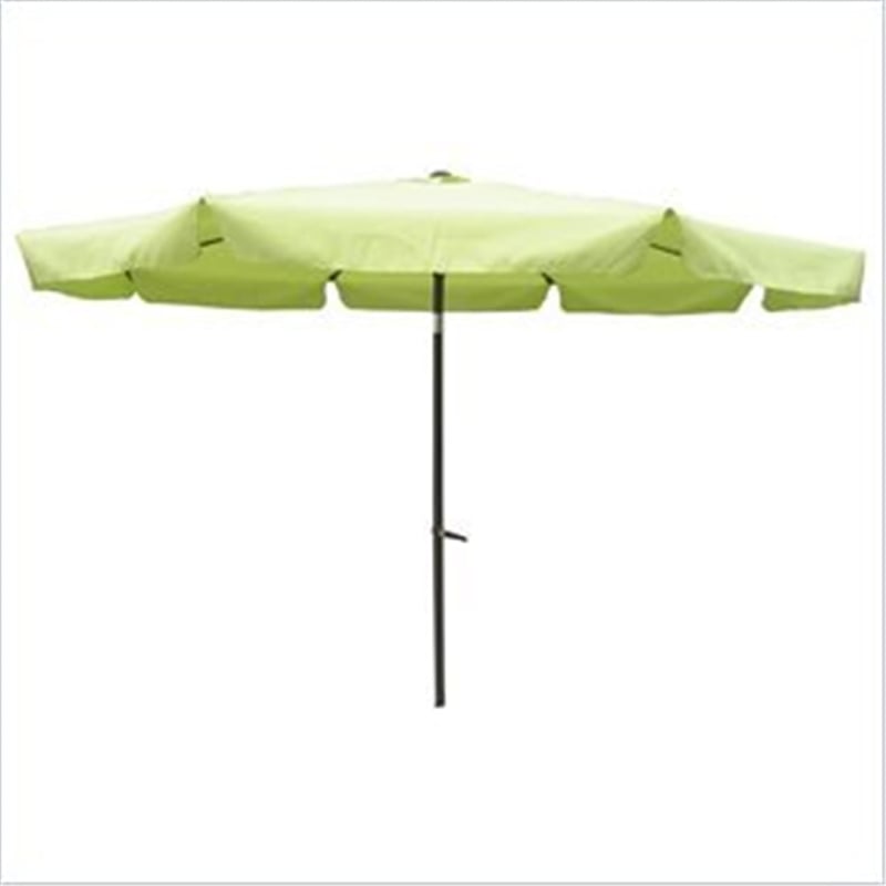 International Caravan 10' Patio Umbrella with Tilt and Crank in Black