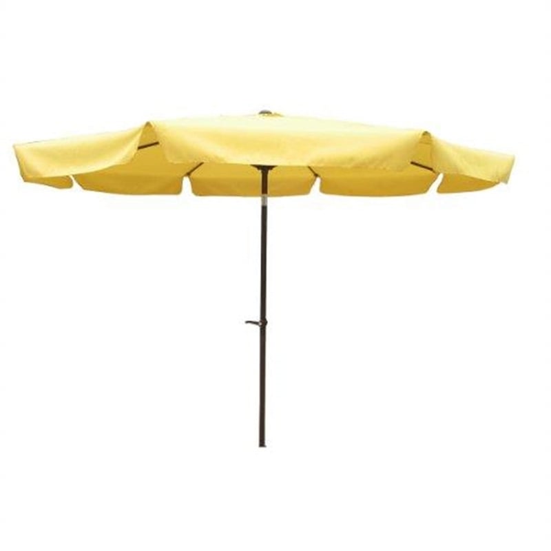 International Caravan 10' Patio Umbrella with Tilt and Crank in Black