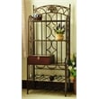 International Caravan Mandalay Iron Bakers Wine Rack in Bronze