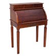 International Caravan Windsor Roll Top Desk in Walnut Stain