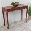 International Caravan Windsor Console Table in Walnut Stain
