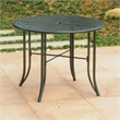 International Caravan Mandalay 5 Piece Iron Patio Dining Set in Black