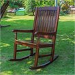 Highland Acacia Wooden Porch Rocker
