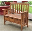 Highland Acacia Slatted Bench