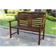 Highland Acacia Contemporary Garden Bench