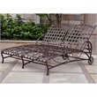 International Caravan Santa Fe Double Patio Chaise Lounge in Brown