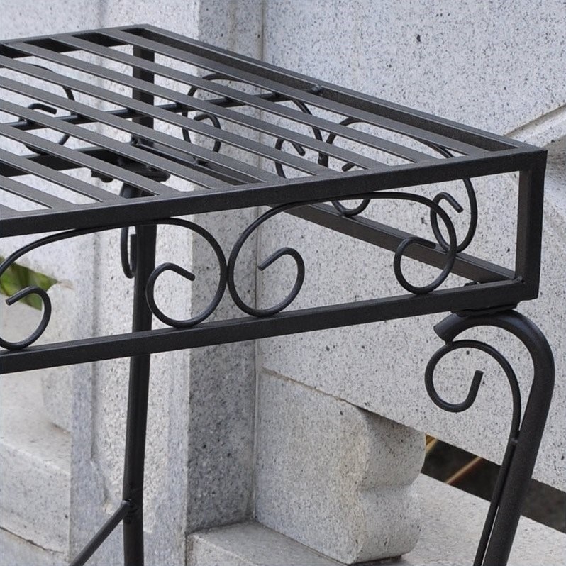 International Caravan Tropico Iron Side Table International Caravan Tropico Iron Side Table