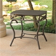 International Caravan Valencia Patio Side Table in Honey Pecan