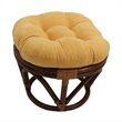 International Caravan Papasan Rattan Footstool Frame