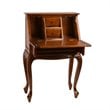 International Caravan Windsor Small Secretary Desk in Walnut Stain