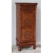International Caravan Windsor Tall Door Accent Chest in Walnut Stain