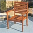 International Caravan Royal Tahiti Oslo Chair in Balau Stain(Set of 2)