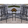 Mandalay Iron Patio Dining Chair (Set of 2)