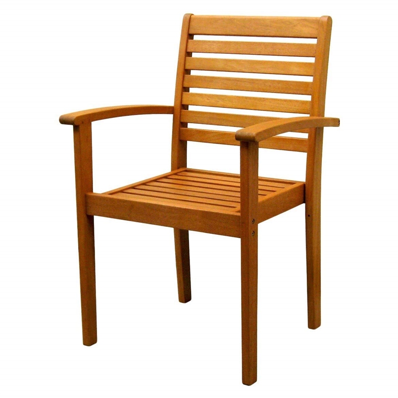 International Caravan Badalona 7 Piece Wood Patio Dining Set