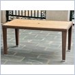 International Caravan Barcelona Patio Dining Table in Antique Brown